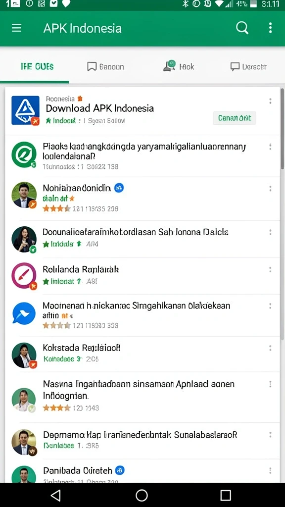 Tampilan awal aplikasi 5RT yang menarik dan penuh warna.