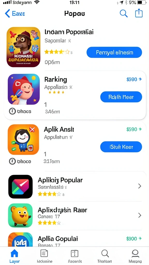Tampilan menarik dari mesin slot klasik.