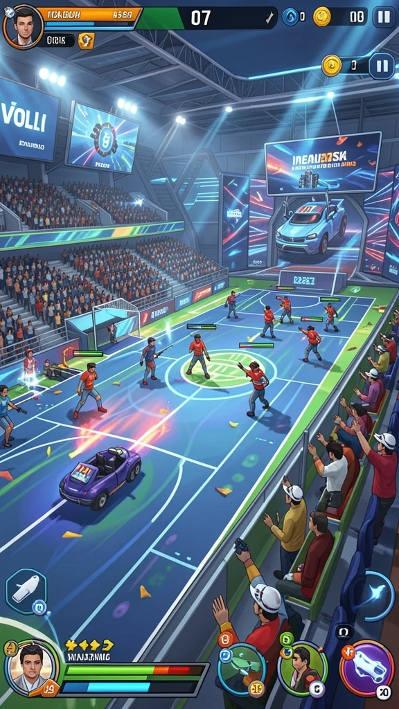 Screenshot dari karakter yang dapat dikustomisasi di dalam game.