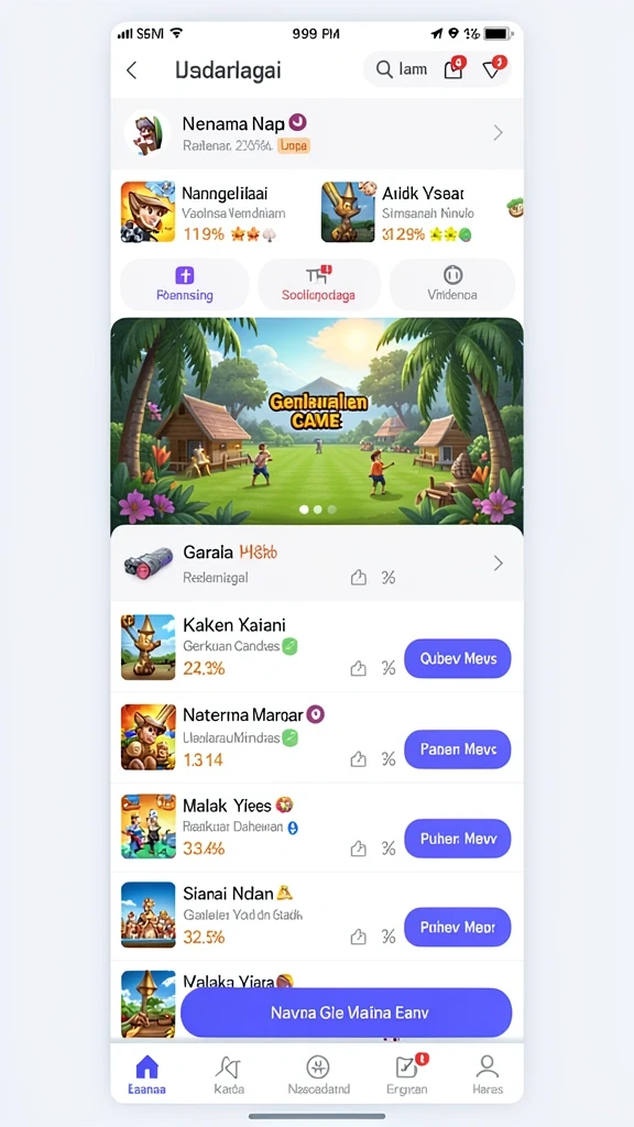 Mode permainan yang beragam dan menarik untuk dimainkan.