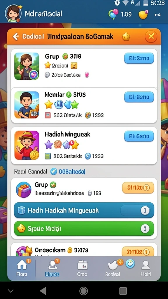 Fitur komunitas yang menyatukan pemain.