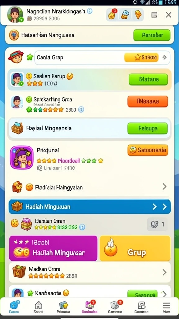Interface pengguna BW888 yang ramah dan mudah digunakan.