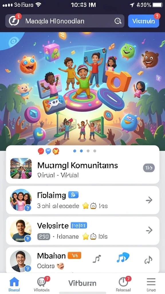 Beragam level dan tantangan yang tersedia.