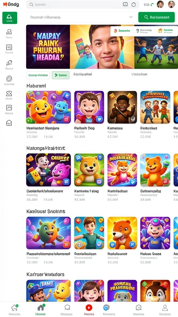 Berbagai hadiah menarik yang ditawarkan dalam permainan.