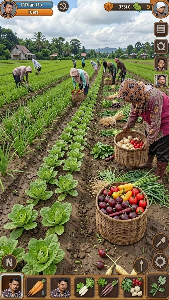 Sistem menu permainan yang mudah dinavigasi.