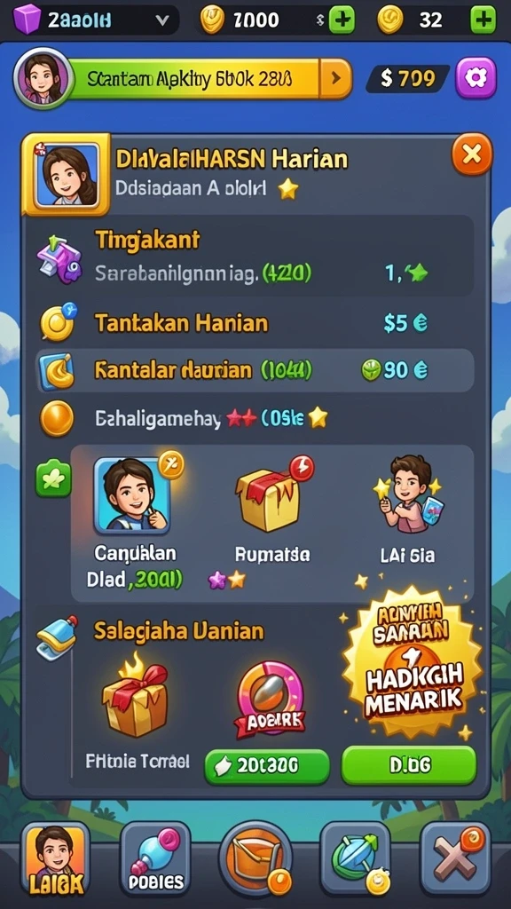 Tampilan antarmuka yang ramah pengguna.