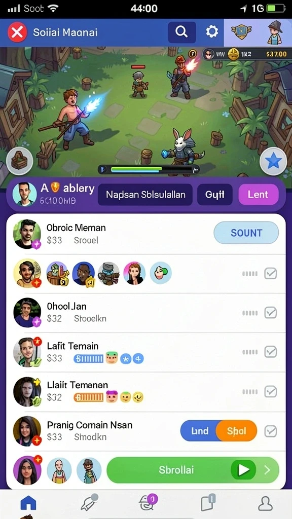 Tampilan grafis FB168 yang menawan dan detail.