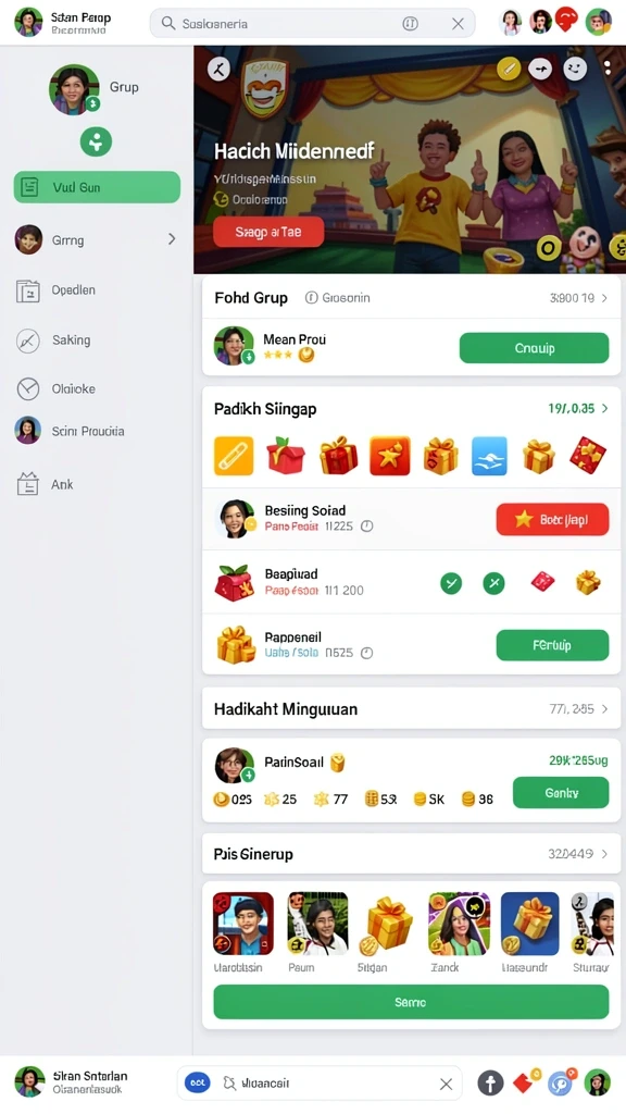 Karakter yang dapat disesuaikan dengan berbagai pilihan.