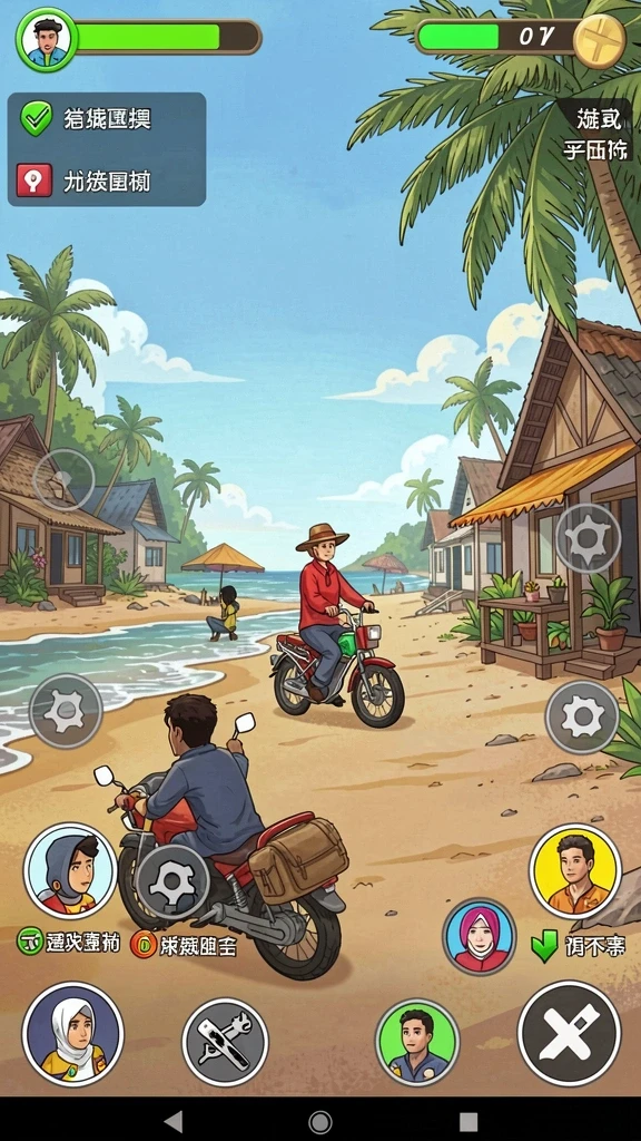 Tangkapan layar ini menunjukkan aksi pertempuran seru di H03.