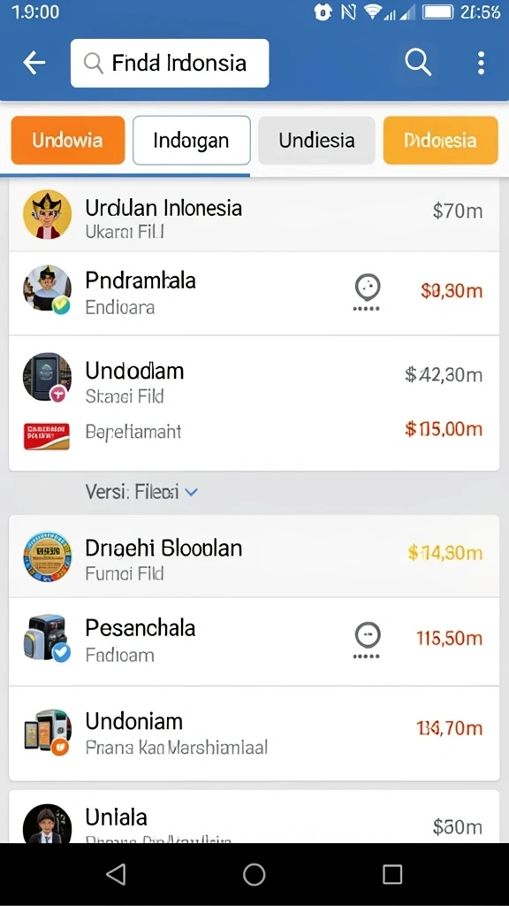 Tampilan awal permainan yang ramah pengguna.