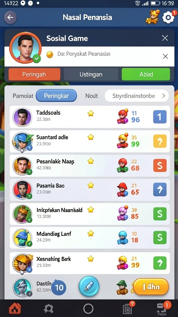 Grafis yang menawan dengan desain karakter yang unik.