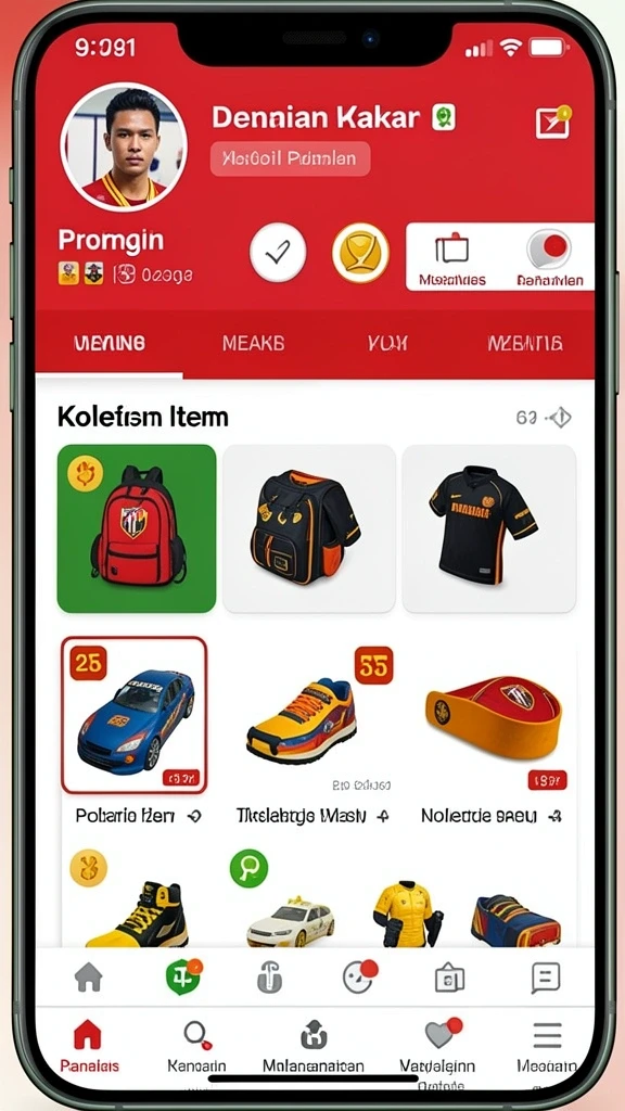 Screenshot menampilkan berbagai pilihan permainan yang tersedia.