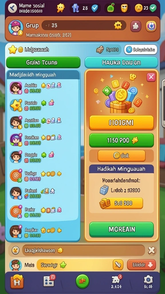Tangkapan layar menunjukkan karakter utama dalam aksi.