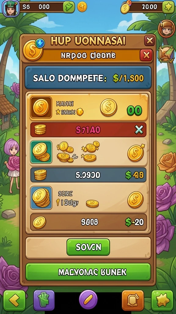 Tangkapan layar menampilkan tantangan epik di level baru.