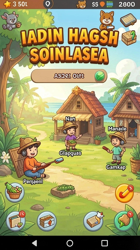 Screenshot menampilkan grafis menawan dari permainan.