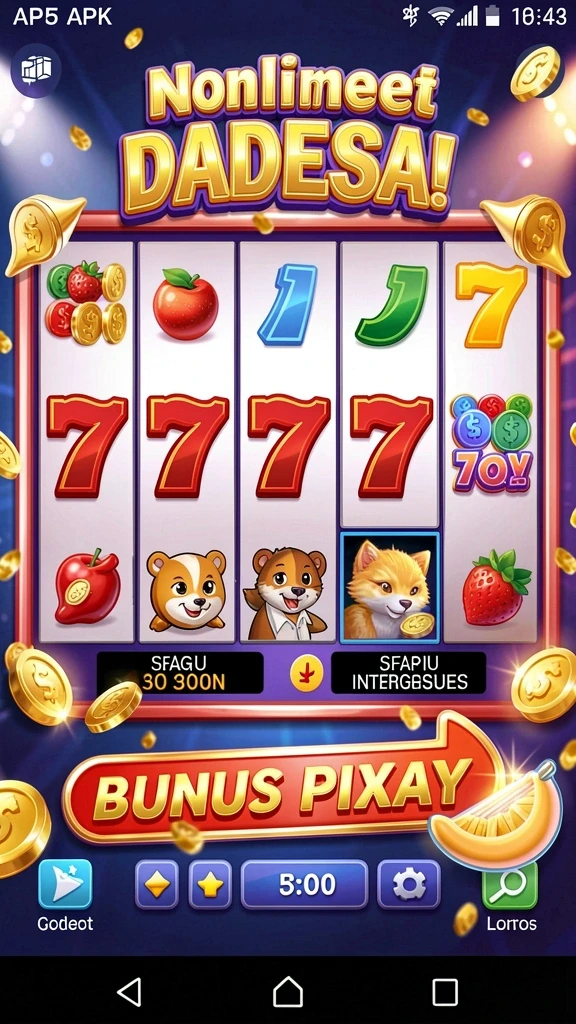 Tampilan utama yang menarik perhatian pengguna.