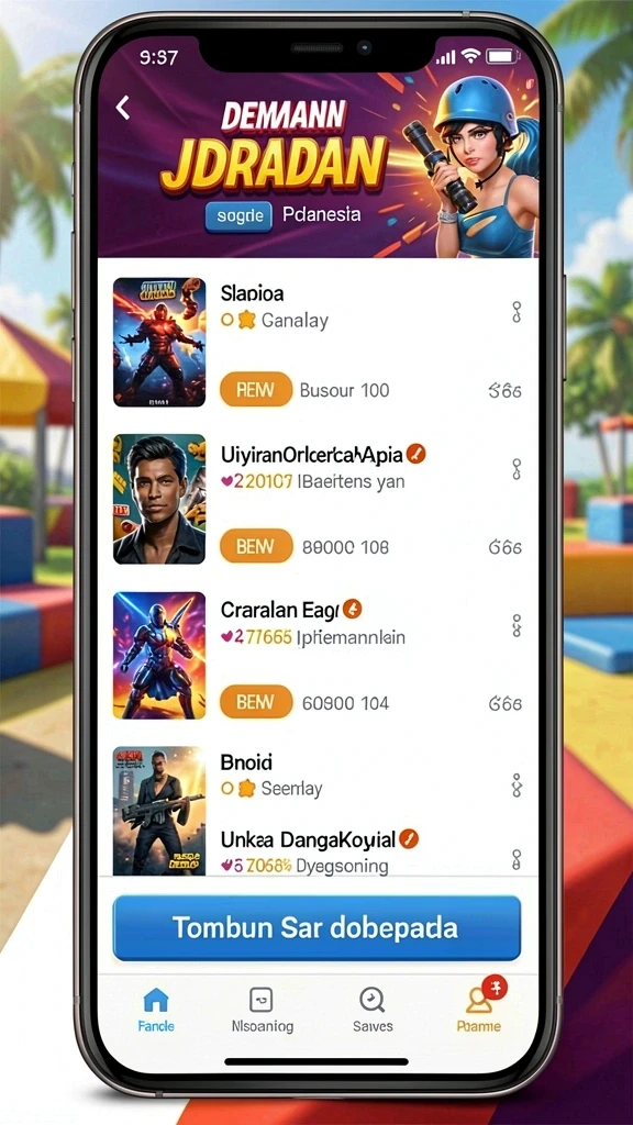 Tampilan awal game MENTARI138 yang menarik.