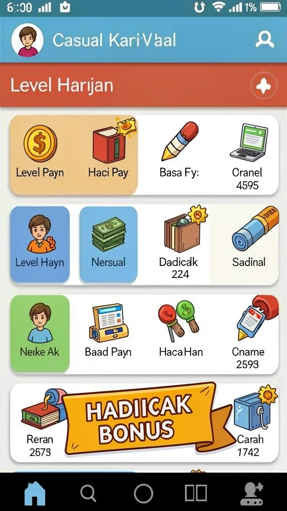 Tampilan antarmuka yang menarik dan user-friendly.