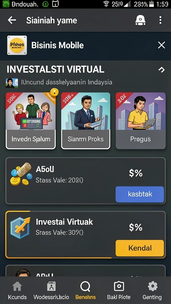 Tampilan antarmuka yang ramah dan menarik.