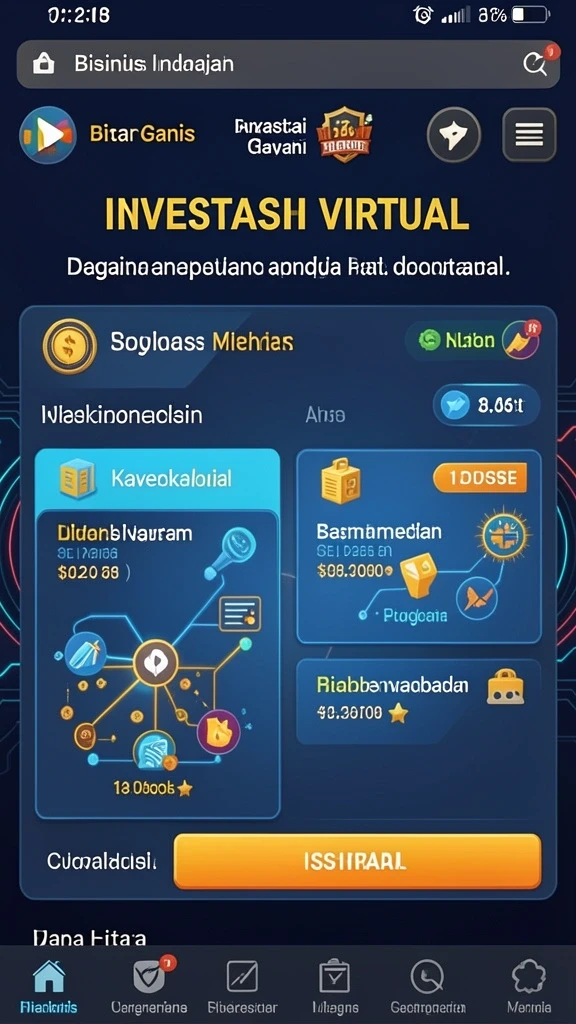 Tangkapan layar menunjukkan dunia penuh warna dalam game.