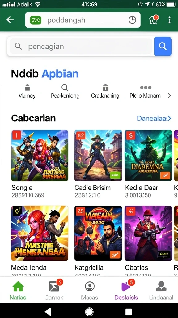 Mode permainan baru yang menantang untuk diakses.