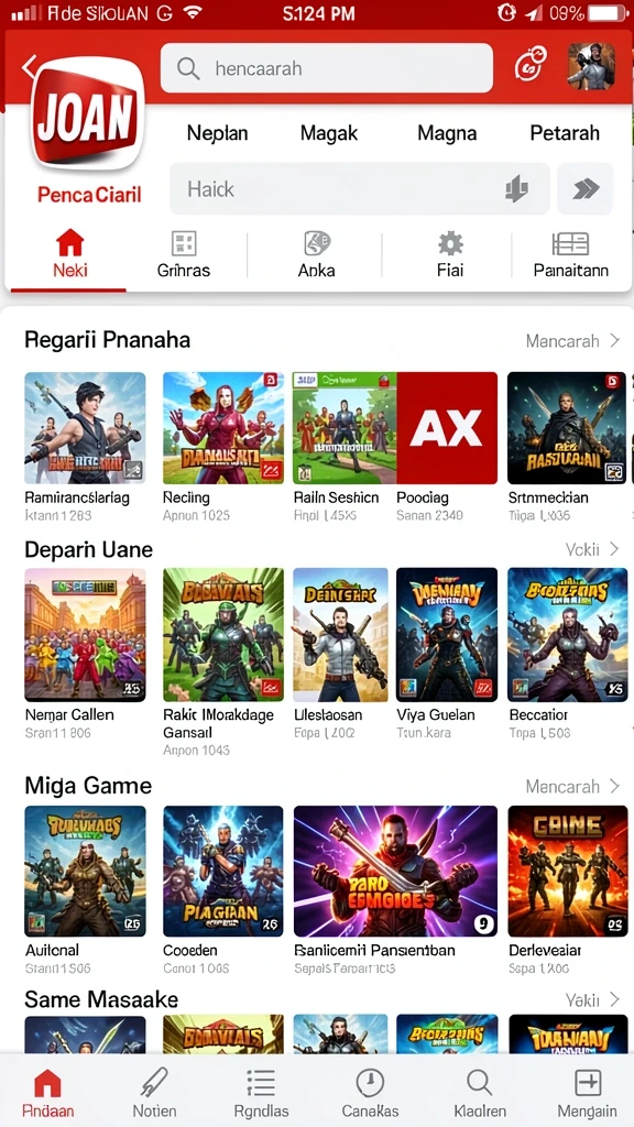 Gambar yang menunjukkan fitur interaktif baru.