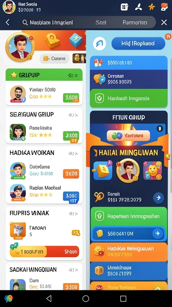 Tampilan antarmuka utama yang intuitif dan user-friendly.