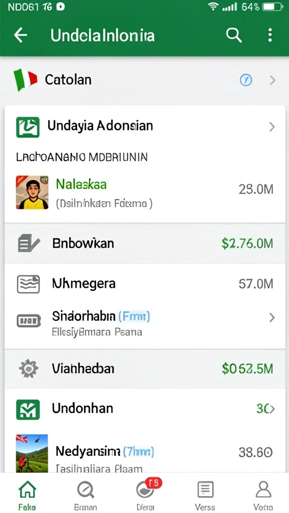 Tantangan seru di setiap level permainan.