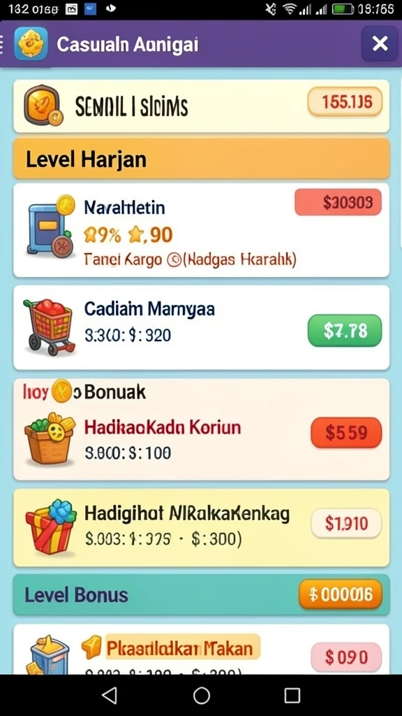 Fitur bonus harian yang menggiurkan.