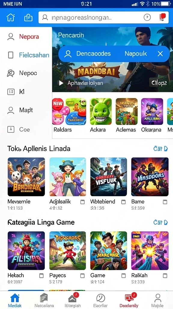 Level baru yang menantang dan harus diselesaikan.