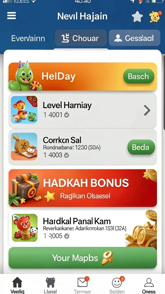 Fitur interaksi multiplayer yang menyenangkan dan kompetitif.