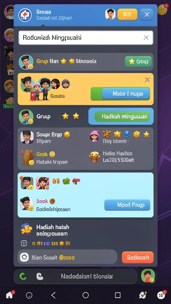 Beragam pilihan permainan yang mengasyikkan.