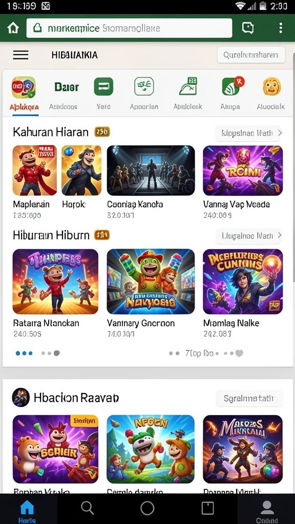 Tampilan antarmuka yang modern dan menarik.