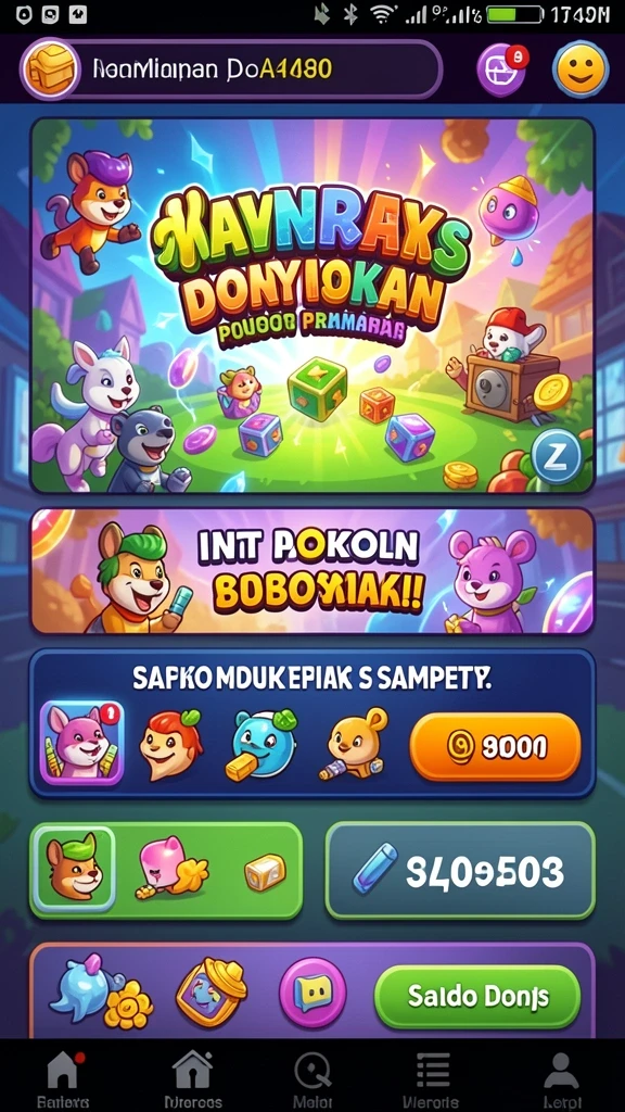 Tampilan antarmuka yang intuitif dan menarik.