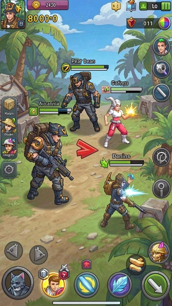 Mode permainan multiplayer yang seru dan interaktif.
